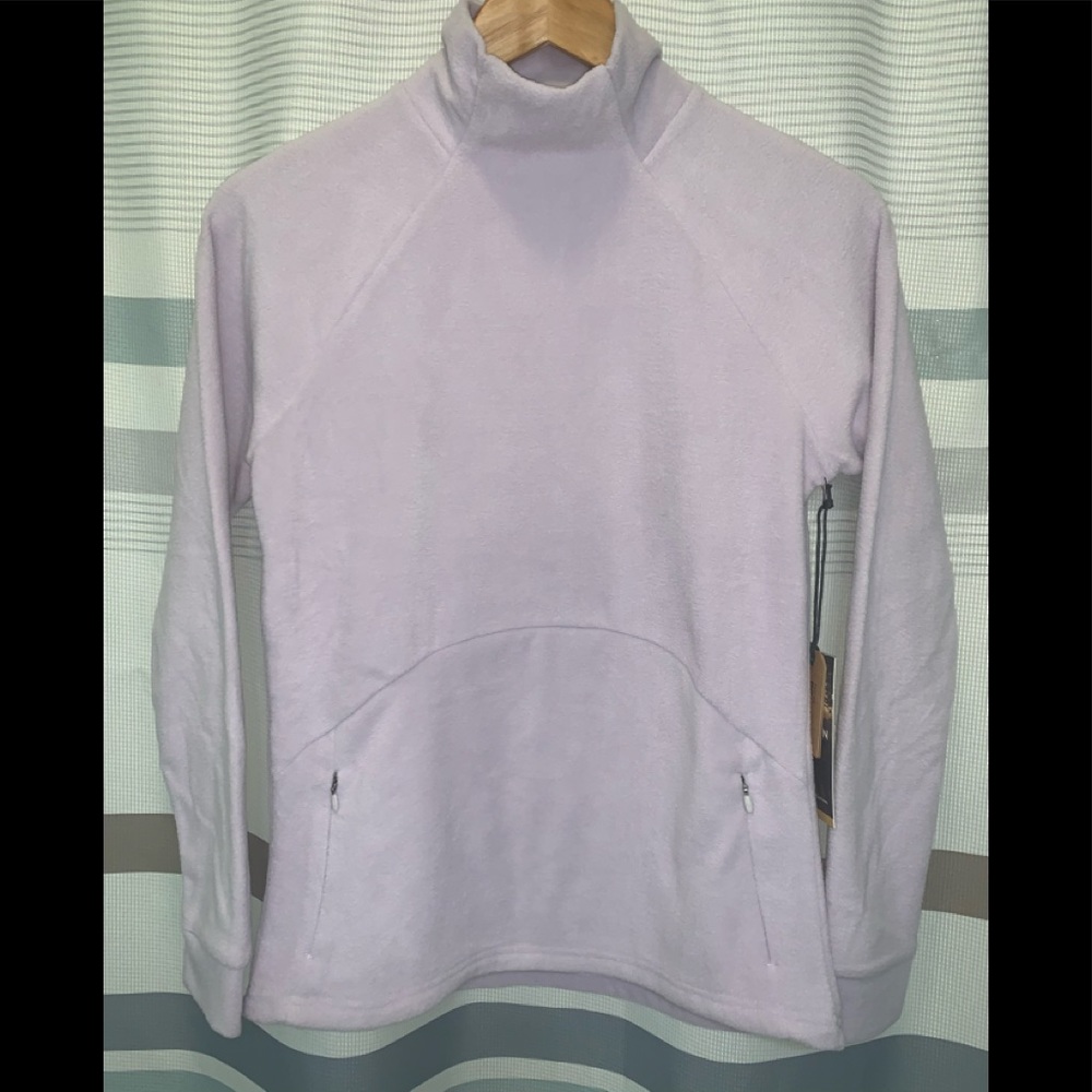 Kyodan Outdoor Activewear Purple Lilac Fleece Pullover 100% Recyclable Material
